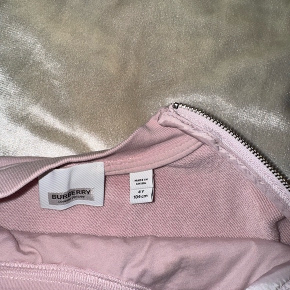 Burberry Light Pink Zip-Up Top - Picture 2 of 3